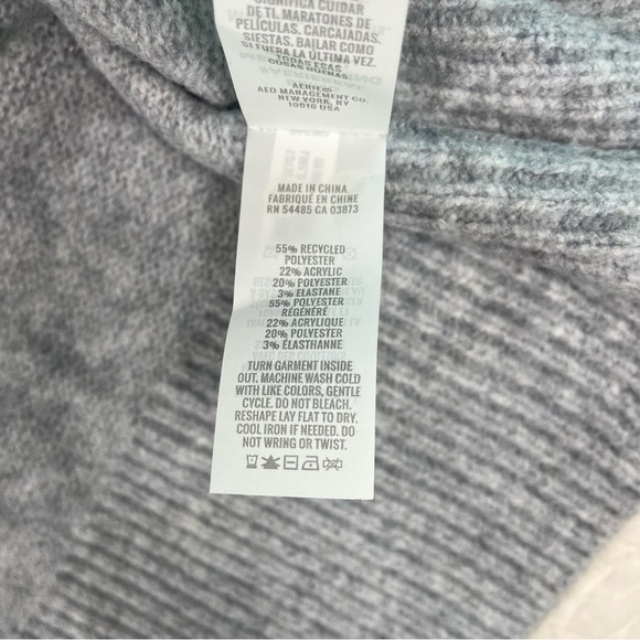 🔥SOLD 🥰NWT Aerie Unreal Sweater Striped Super Soft cozy soft & Lightweight M - Picture 11 of 14